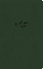 NASB Single-Column Personal Size Bible, Olive LeatherTouch