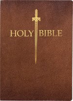 KJV 1611 Sword Bible, Large Print, Acorn Bonded Leather, Thumb Index: (Red Letter, Brown)