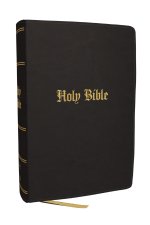 KJV Compact Large Print Bible, Black Leathersoft, Red Letter, Comfort Print