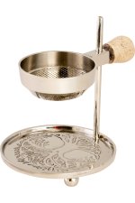 Nickel Plated Adjustable Incense Burner H 11cm