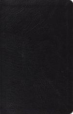ESV Large Print Thinline Reference Bible (Genuine Leather, Black)