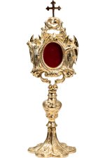 Gold Plated Reliquary H 31 cm