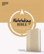 CSB Notetaking Bible, Expanded Reference Edition, Cream SuedeSoft LeatherTouch