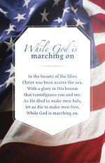 Patriotic Bulletin: God Is Marching On (Package of 100)