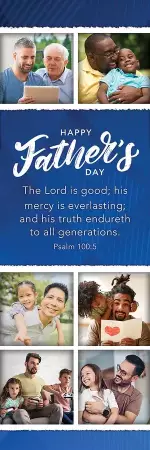 Bookmark-Happy Father's Day/The Lord Is Good (Psalm 100:5) (Pack Of 25)