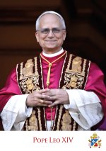 Pope Leo XIV Prayer Card