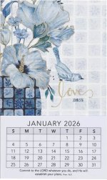 2026 Love Mini Magnetic Calendar - John 3:16