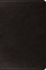 ESV Large Print Bible (Top Grain Leather, Black)