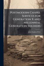Postmodern Chapel Services for Generation X and Millennial Generation Soldiers