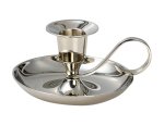 Nickel Plated Classic Candle Holder H 5 cm