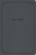 NASB Large Print Thinline Bible, Value Edition, Charcoal