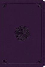 ESV Large Print Bible (TruTone, Lavender, Emblem Design)