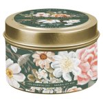 Tin Candle Floral Green Trust in the Lord Prov. 3:5