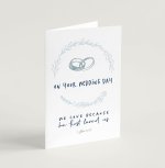 On Your Wedding Day Greeting Card