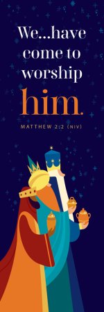 Worship Him Kids Bookmark (pack of 25)