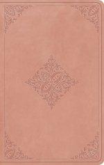 ESV Large Print Value Thinline Bible (TruTone, Blush Rose, Fleur-de-lis Design)