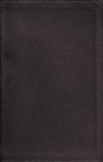 NASB, Personal Size Bible, Large Print, Genuine Leather, Calfskin, Black, Red Letter, 1995 Text, Comfort Print