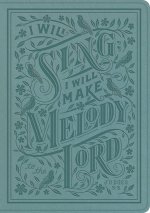 ESV Single Column Journaling Bible, Large Print (TruTone, Paris Sky, Judges 5:3 Design)