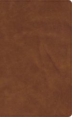 CSB Single-Column Wide-Margin Bible, Tan Calfskin