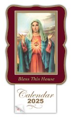Sacred Heart of Mary Post Card Sized Dated Calendar