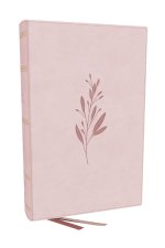 NKJV, End-of-Verse Reference Bible, Personal Size Large Print, Pink Leathersoft, Thumb Indexed, Red Letter, Comfort Print