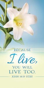 Because I Live - Easter Offering Envelope - John 14:19