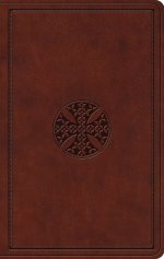 ESV Value Thinline Bible (TruTone, Brown, Mosaic Cross Design)