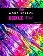 100 Word Search Bible Puzzle Book Large Print: Brain Challenging Bible Puzzles For Hours Of Fun