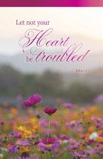 Funeral Bulletin: Let Not (Package of 100)