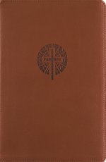 NRSVue, Single-Column Reference Bible, Leathersoft, Brown, Comfort Print