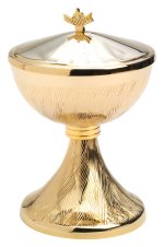 Gold Plated Ciborium H 17 cm