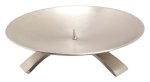 Nickel Plated Candlestand with Small Thorn D 13 cm