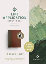 NLT Life Application Study Bible, Third Edition, Personal Size (LeatherLike, Brown/Mahogany, Indexed, Red Letter)