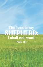 Funeral Bulletin: My Shepherd (Package of 100)