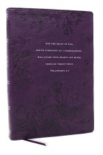 Peace of God Bible: Discover and Experience God's Shalom Throughout the Bible (NKJV, Purple Leathersoft, Red Letter, Comfort Print)