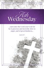 Ash Wednesday Bulletin: For He is Gracious (Package of 100)