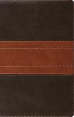 ESV Giant Print Personal Size Bible, Red Letter (TruTone, Forest/Tan, Trail Design)