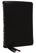 RSV Personal Size Bible with Cross References, Black Premium Goatskin Leather, Premier Collection, (Sovereign Collection)