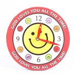 God Loves You All The Time 8" Wall Clock
