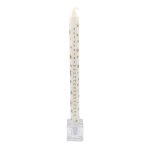 29.5cm Christmas Advent Candle: Gold Star  - Single