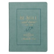 Devotional Be Still and Know Faux Leather Teal