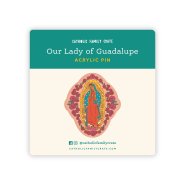 Our Lady of Guadalupe Pin Badge