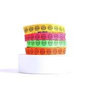 Woven Smiley Face Assorted Bracelets - Pack of 12