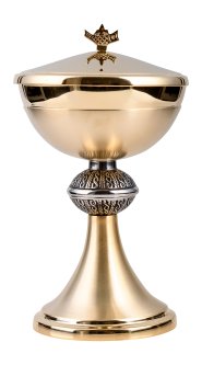 Golden Plated Ciborium H 22 cm