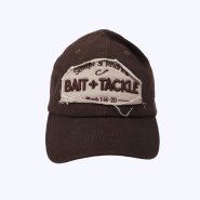 Bait & Tackle Coffee and Khaki Cap