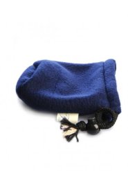 Blue Felt Draw String Bag for a Pyx