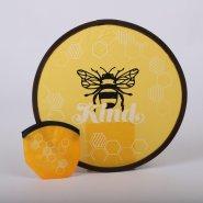 Bee Kind Foldable Hand Fan - Pack of 6