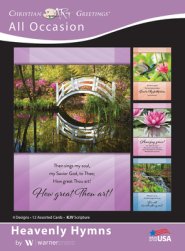 Heavenly Hymns Assorted All Occasion Cards (KJV) (Box Of 12)