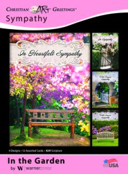 In The Garden Assorted Sympathy Cards (KJV) (Box Of 12)