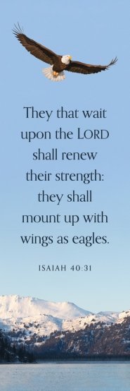 Bookmark-They That Wait Upon The Lord (Isaiah 40:31) (Pack Of 25)